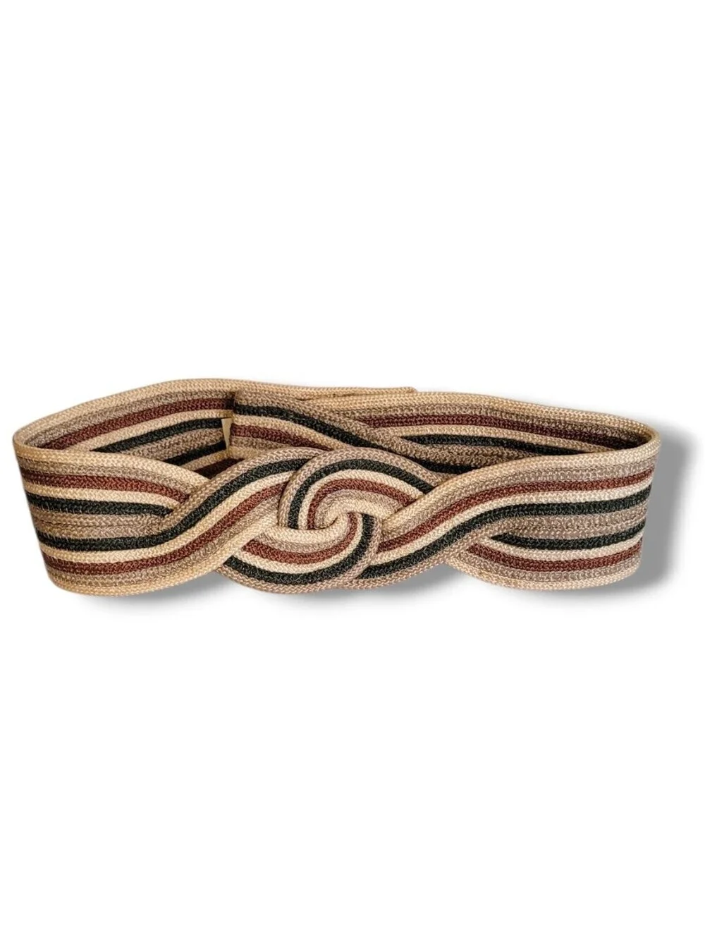 Vintage 80s Braided Belt Size Small